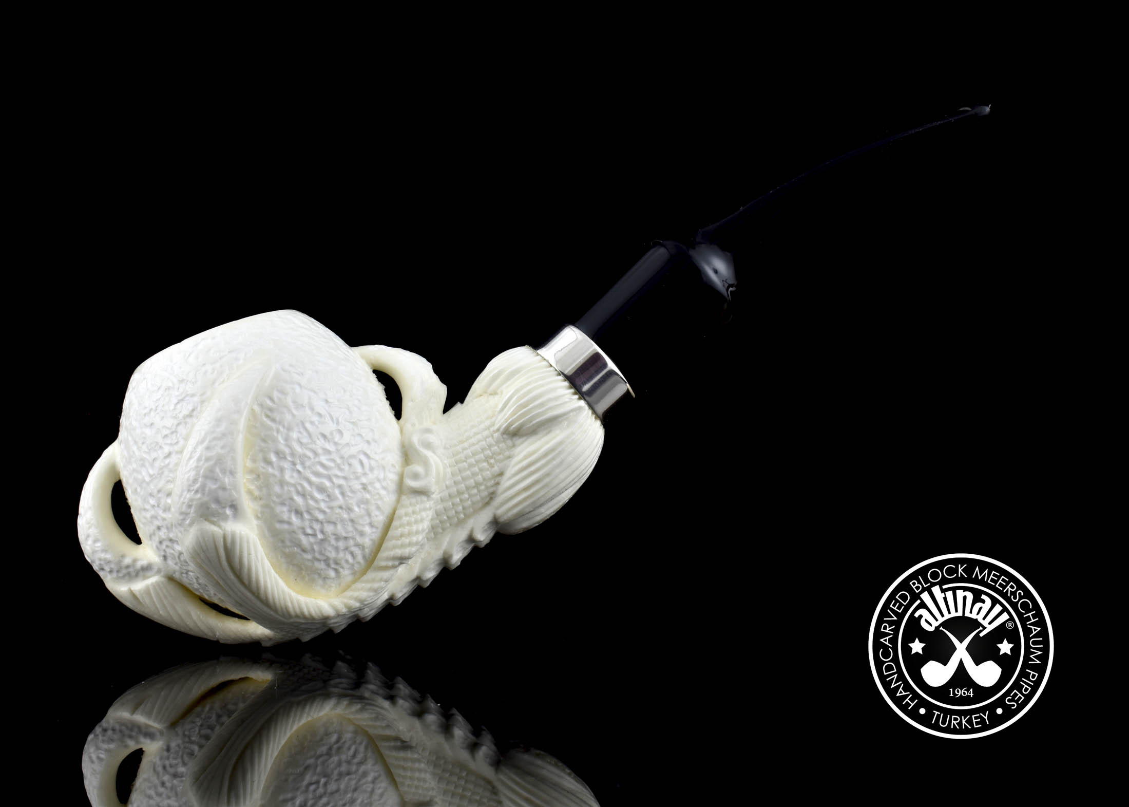 altinay-eagle-s-claw-claw-meerschaumpfeife-silberring image 3