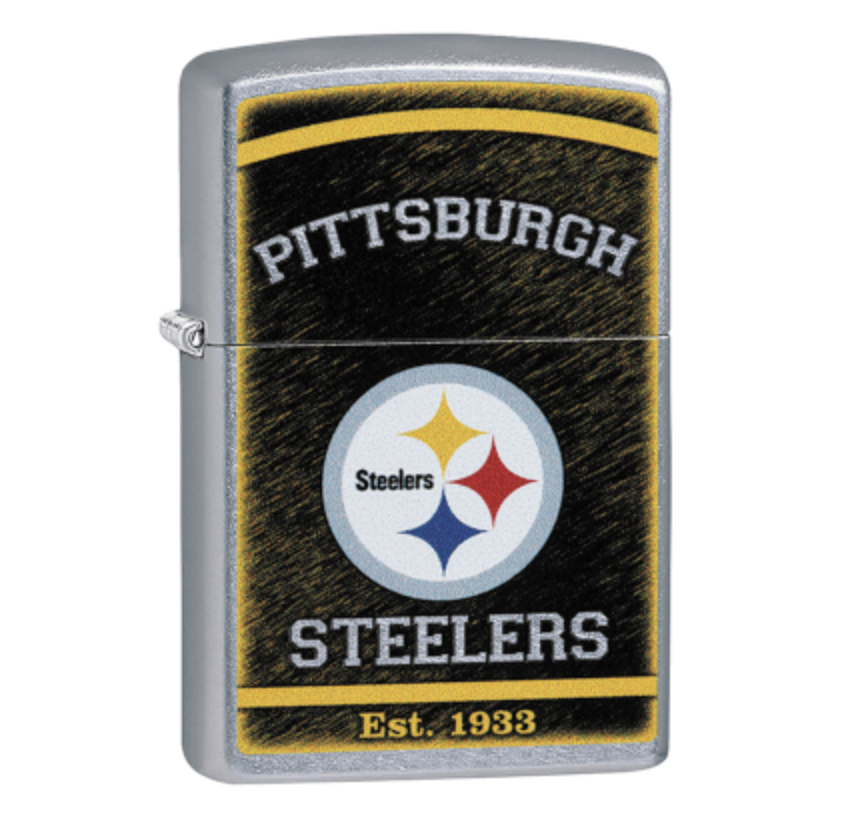 zippo-nfl-pittsburgh-steelers-street-chrome-benzinfeuerzeug image 1