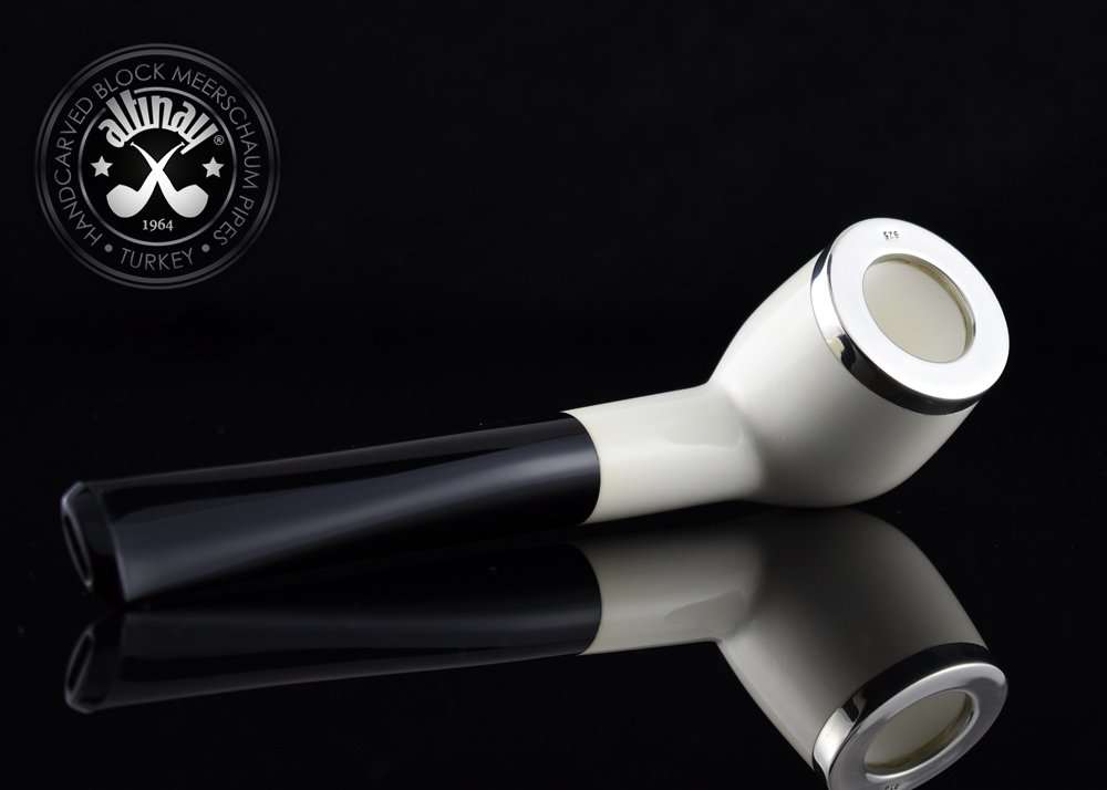 altinay-classic-pot-meerschaumpfeife-silber-kurze-tabakpfeife image 7