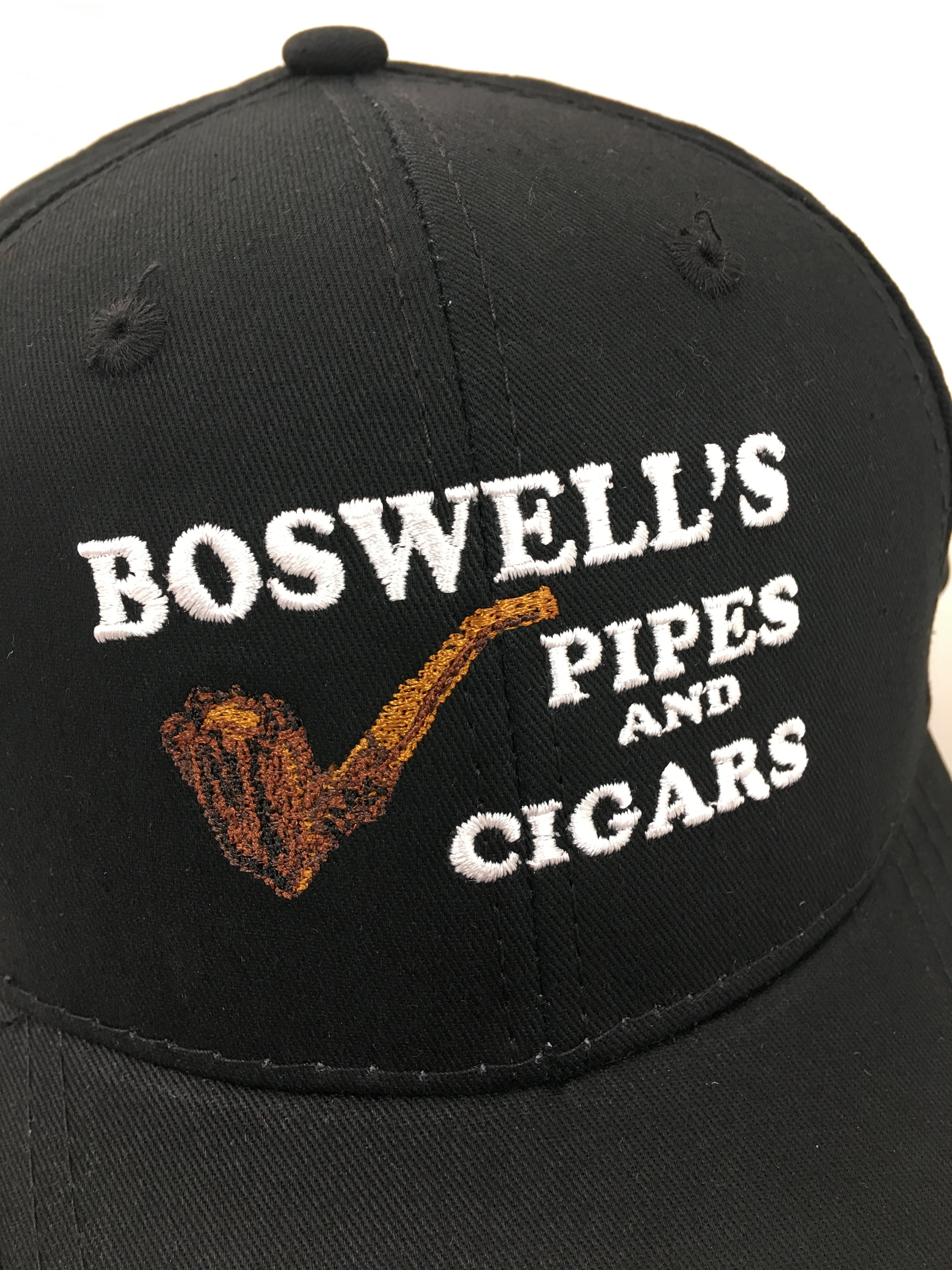 boswell-s-pipes-and-cigars-cap-schwarz-klettverschluss image 3