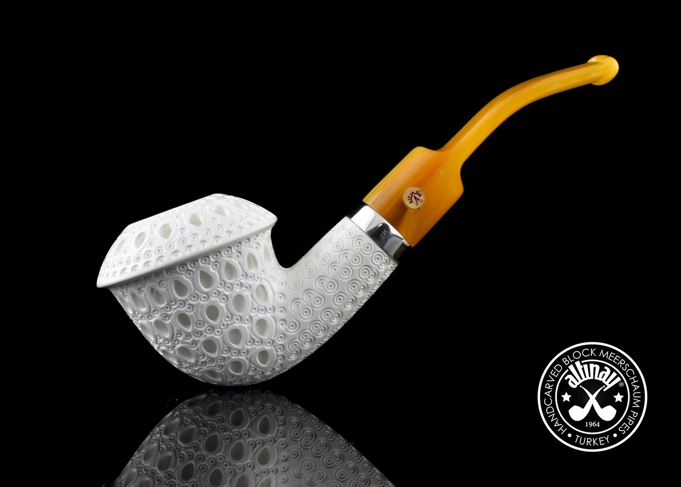 altinay-calabash-meerschaumpfeife-36164-mit-silberring image 2