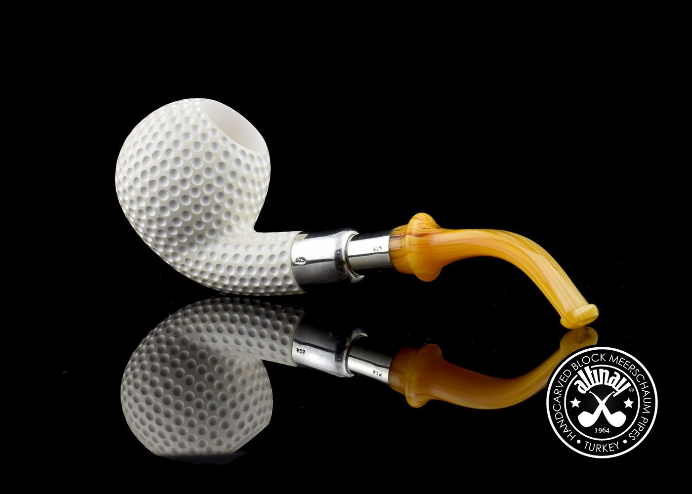 altinay-spigot-golf-33708-meerschaumpfeife-silbermontur image 5
