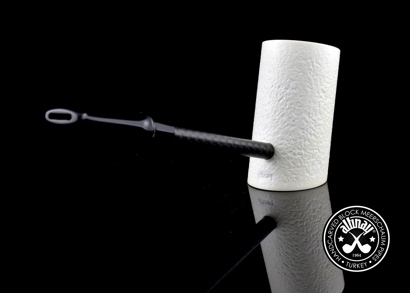 altinay-carbon-fiber-poker-meerschaumpfeife-stehend image 4