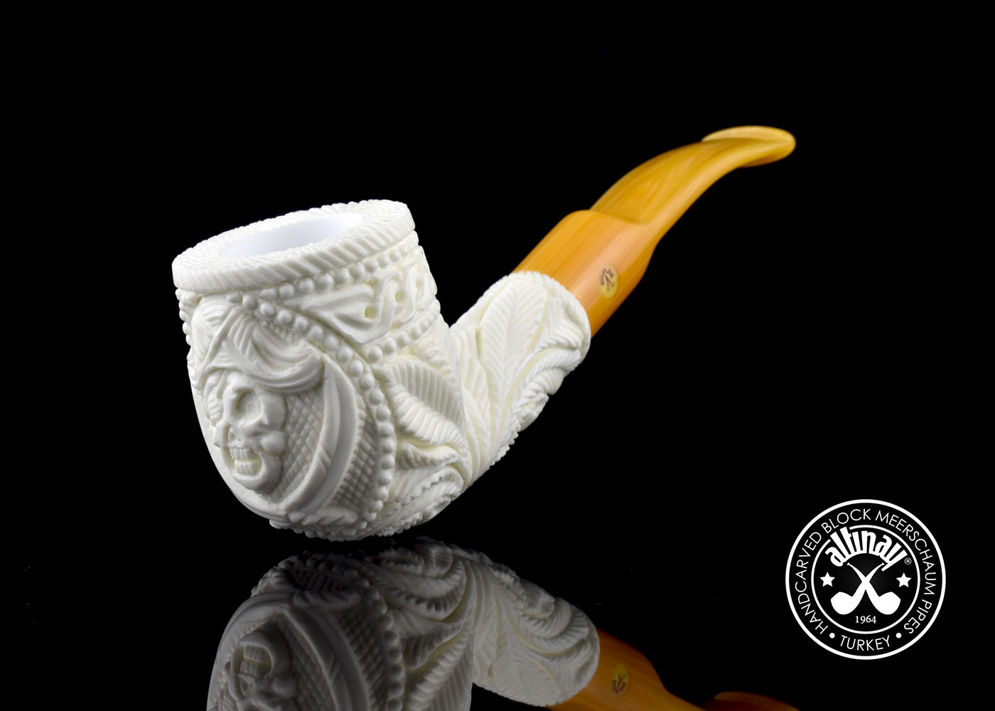altinay-classic-bent-billiard-meerschaumpfeife-pirat image 3