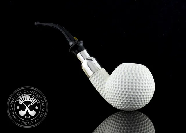 altinay-spigot-golf-23089-meerschaumpfeife-silber image 1