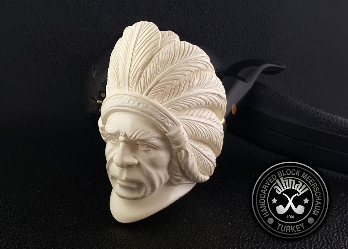 altinay-classic-indian-meerschaumpfeife-geschnitzt image 2