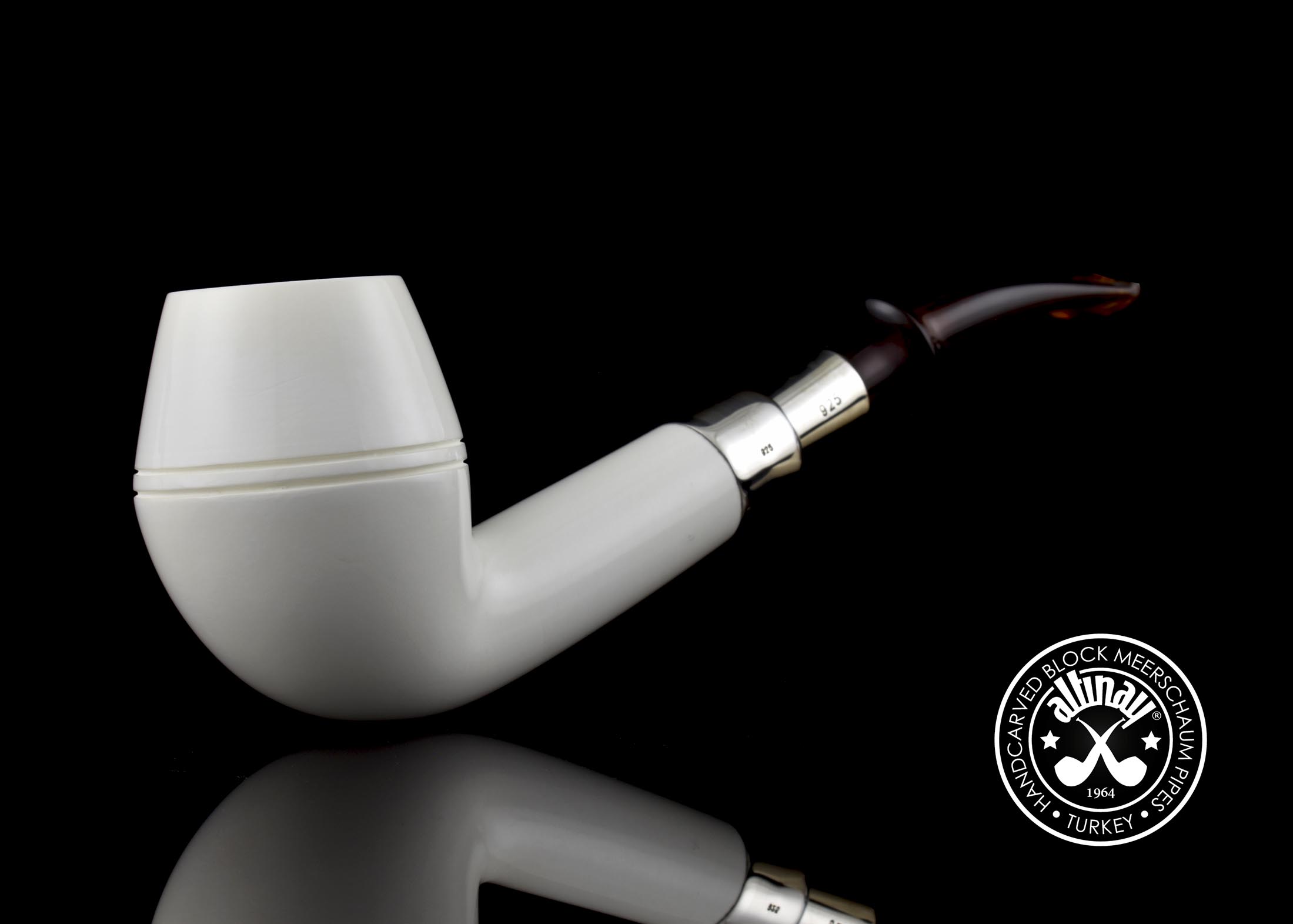 altinay-spigot-rhodesian-meerschaumpfeife-silber-2 image 1