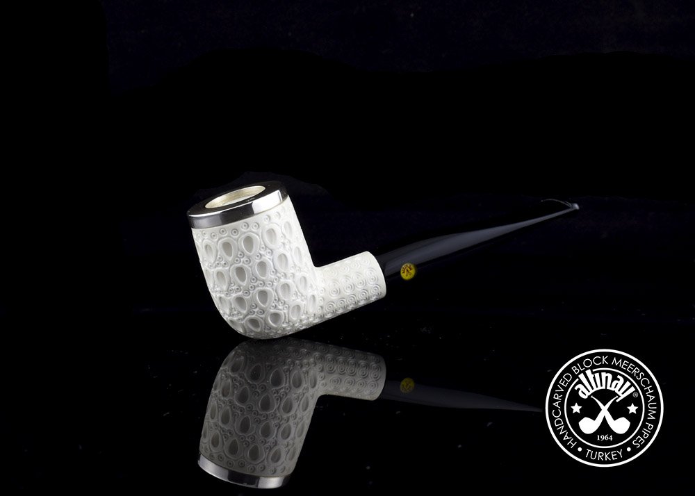altinay-top-silver-billiard-meerschaumpfeife-silber image 2