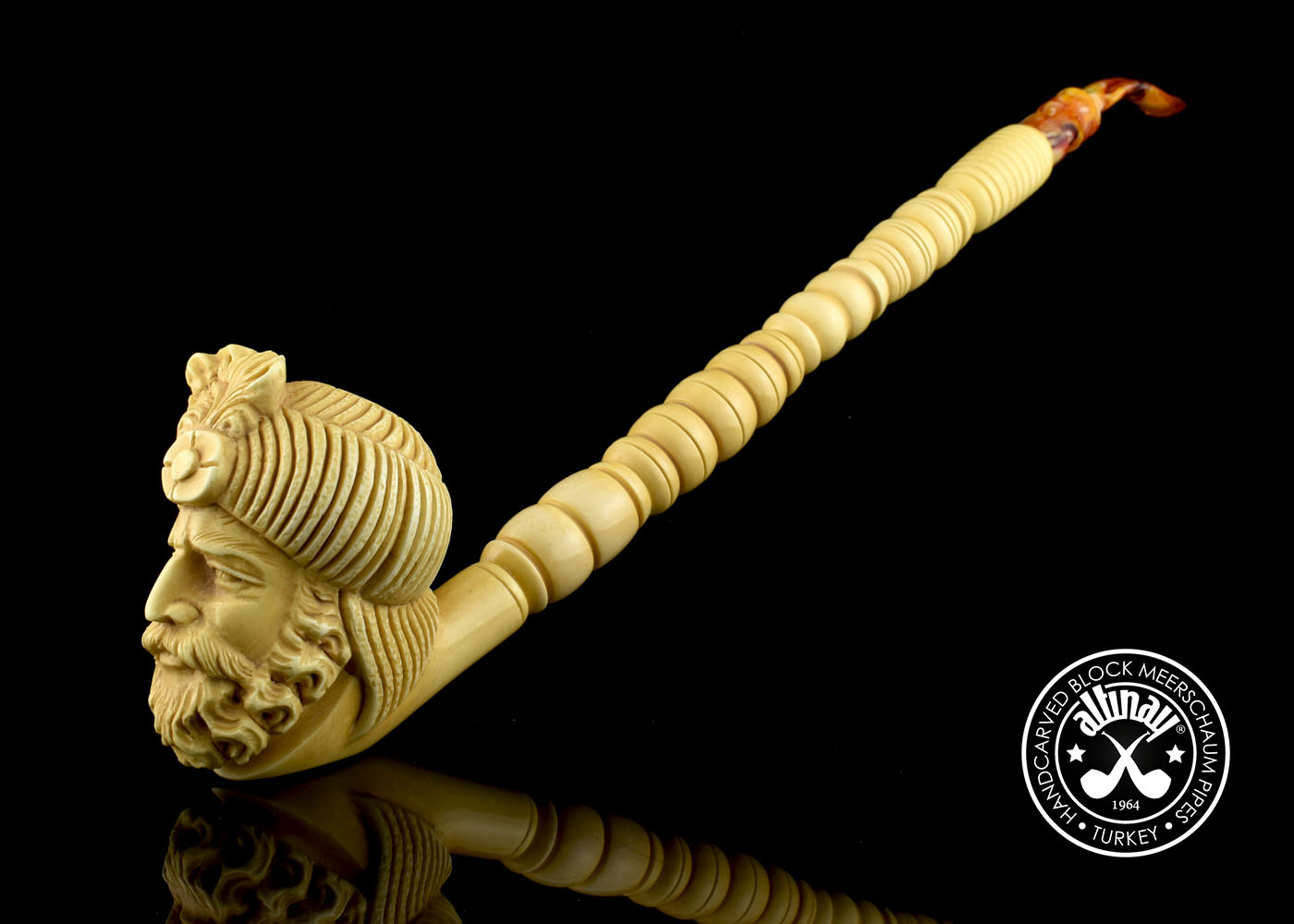 altinay-classic-sultan-saxophone-meerschaumpfeife-figur image 1