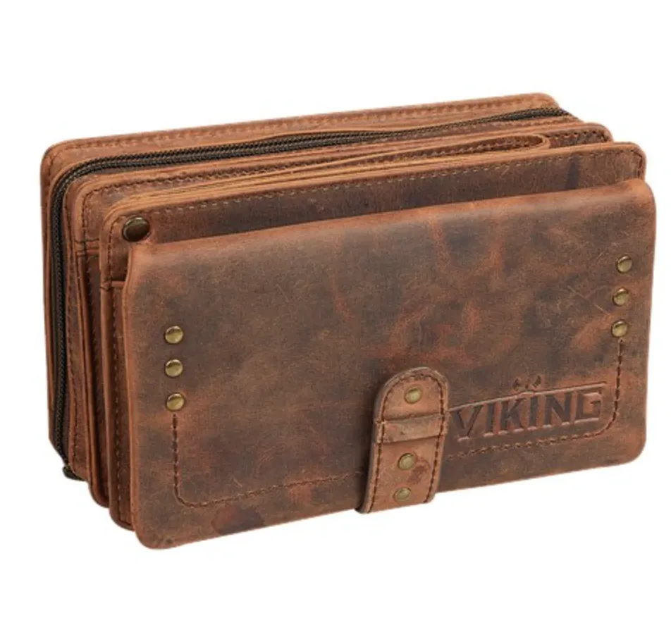 viking-3er-pfeifentasche-leder-braun-reiseetui-tabaktasche image 1
