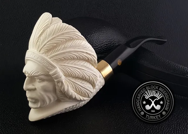 altinay-classic-indian-meerschaumpfeife-geschnitzt image 1