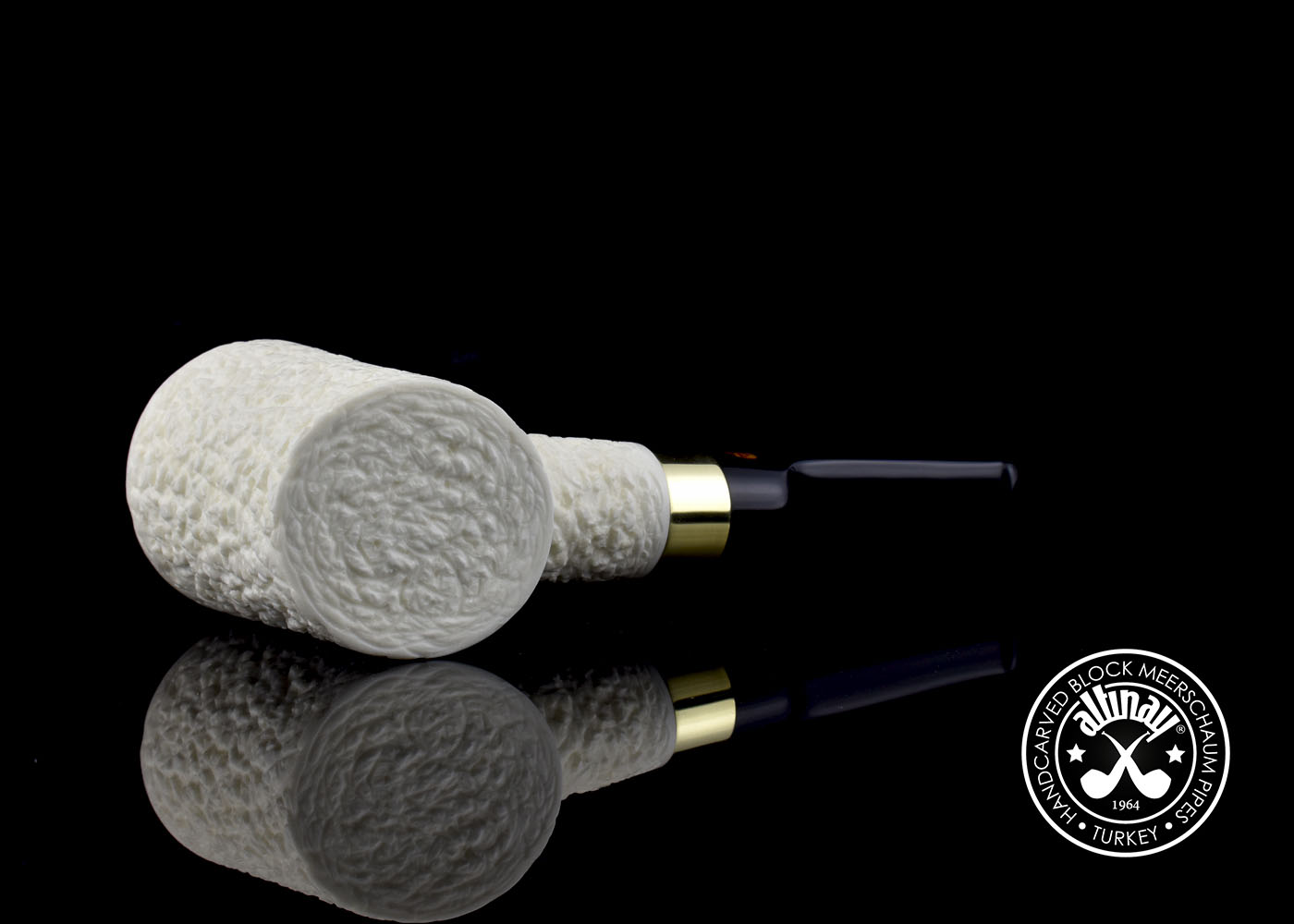 altinay-classic-poker-meerschaumpfeife-messingring image 3
