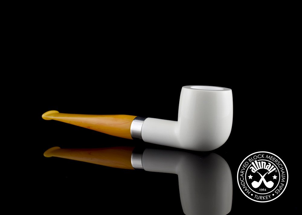 altinay-classic-billiard-meerschaumpfeife-mit-silberband image 2