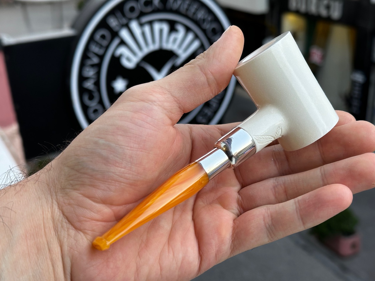 altinay-translucent-poker-silber-spigot-meerschaumpfeife-a image 2