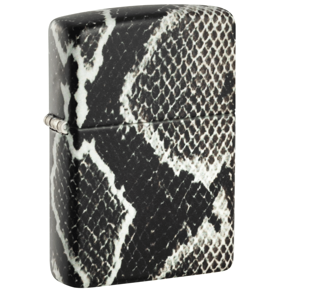 zippo-snake-skin-benzinfeuerzeug-geschenkbox-winddicht image 1