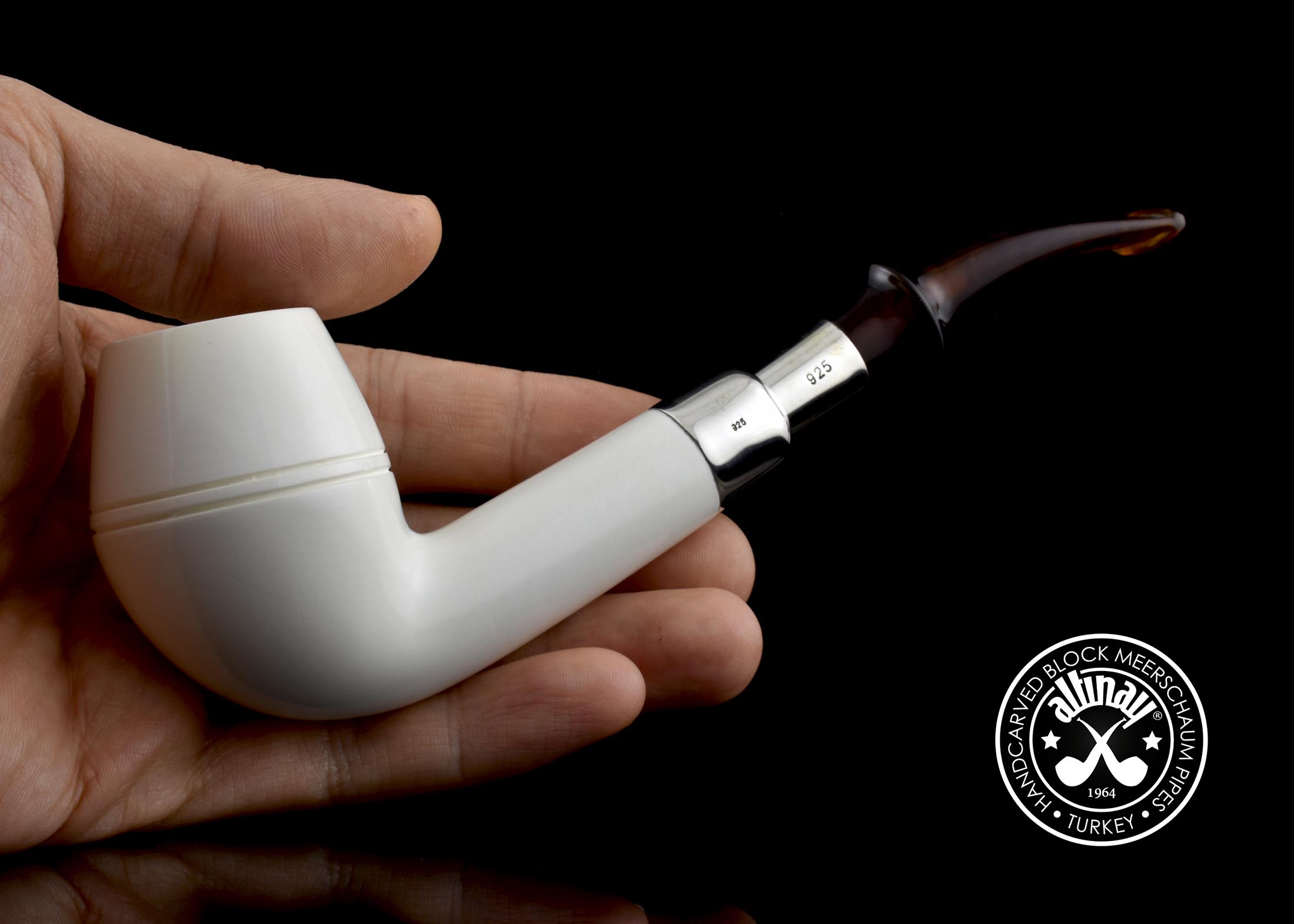 altinay-spigot-rhodesian-meerschaumpfeife-silber-2 image 4