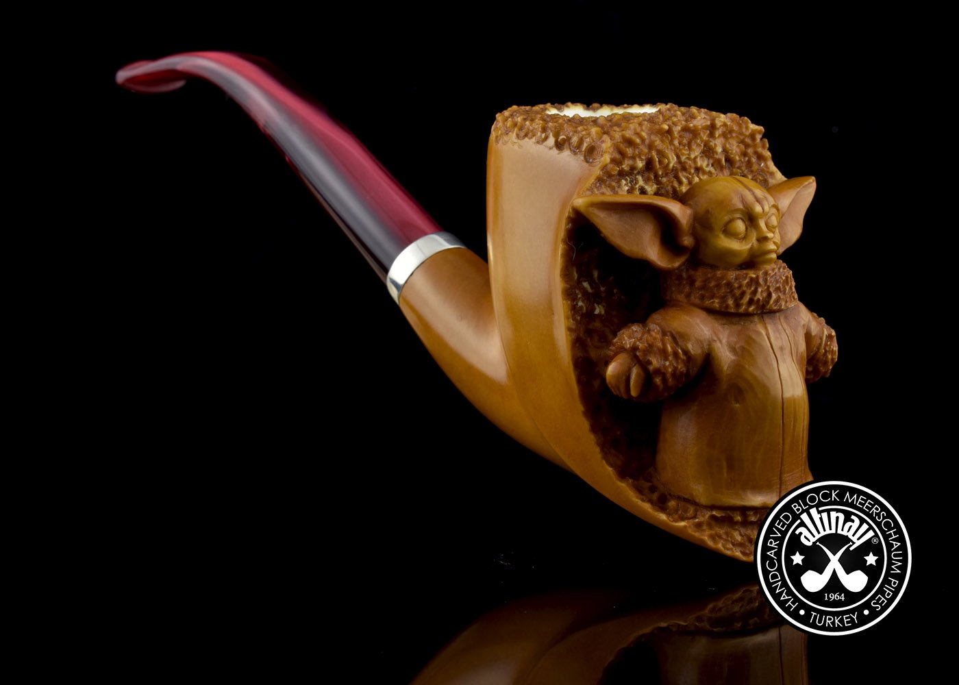 altinay-baby-yoda-meerschaumpfeife-figurenpfeife-natur image 5