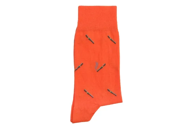 casdagli-orange-smoking-socks-mid-calf-herrensocken-orange image 1