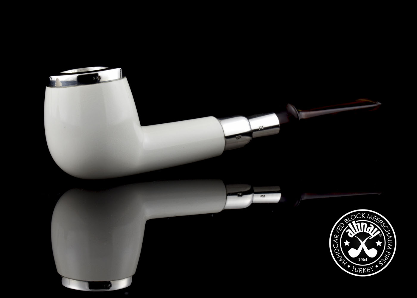 altinay-spigot-apple-meerschaumpfeife-silber-natur image 3