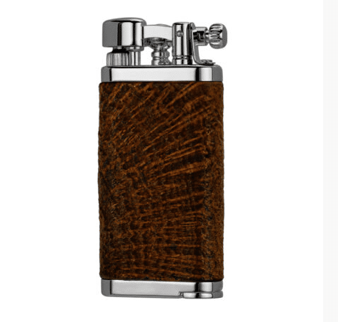 im-corona-old-boy-pfeifenfeuerzeug-brown-briar-sandblast-silber image 1