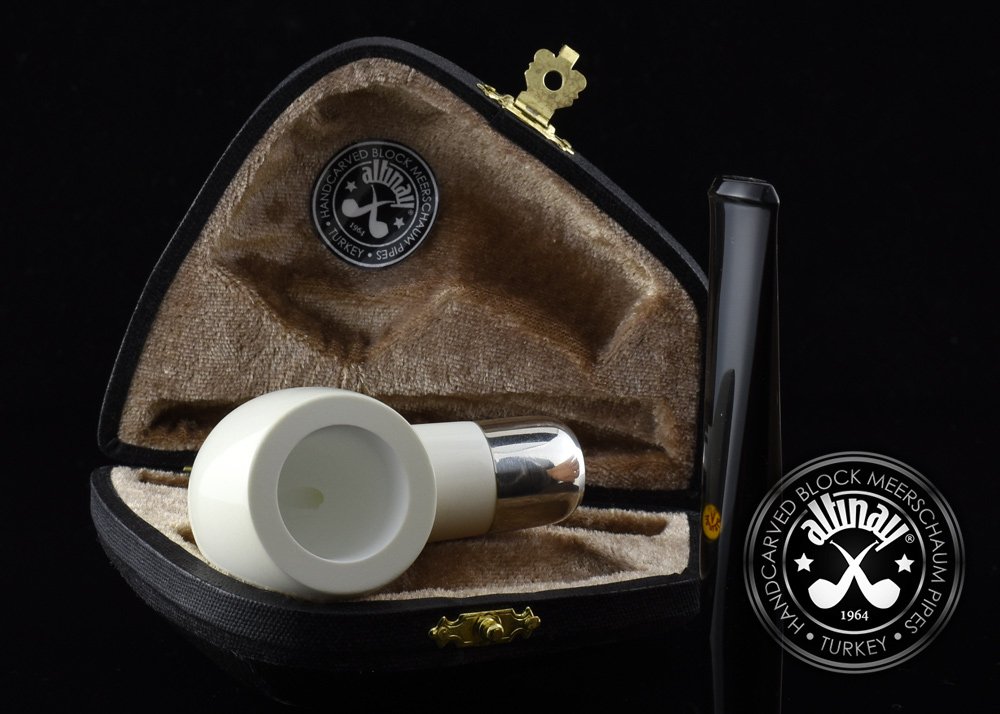 altinay-spigot-army-billiard-meerschaumpfeife-silber-2 image 3