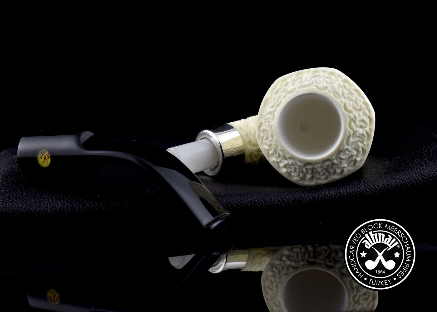 altinay-classic-panel-meerschaumpfeife-mit-silberring image 5