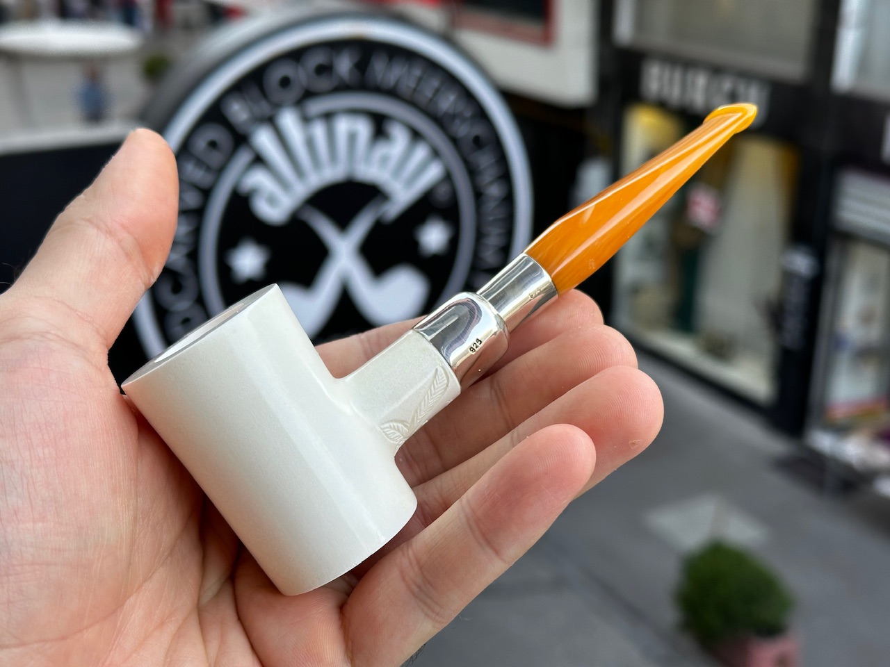 altinay-translucent-poker-silber-spigot-meerschaumpfeife-a image 1
