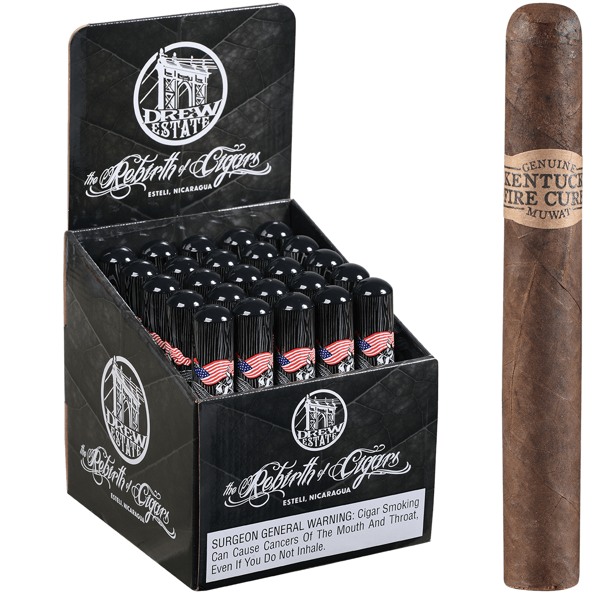 drew-estate-kentucky-fire-cured-just-a-friend-toro-6x52 image 3