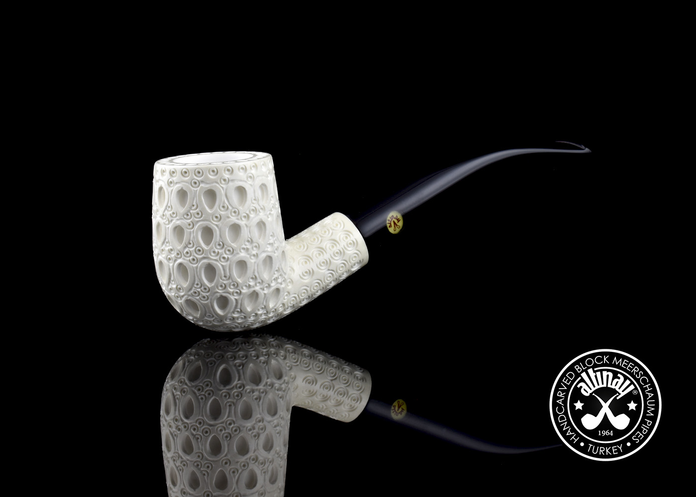 altinay-classic-meerschaumpfeife-billiard-glatt-natur-4 image 5