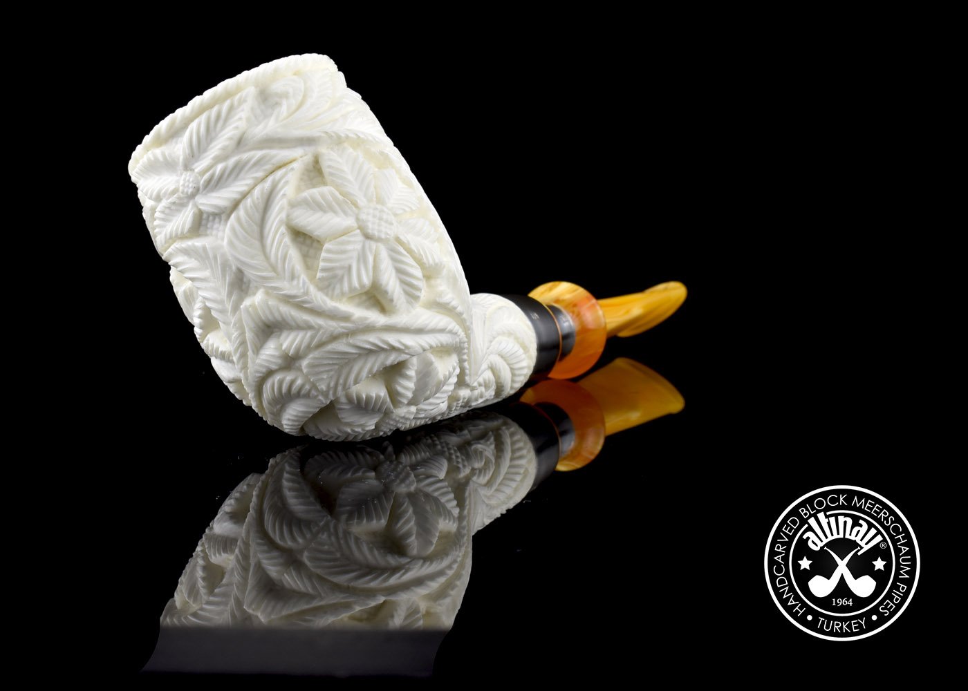 altinay-spigot-billiard-meerschaumpfeife-silber-gerade image 6
