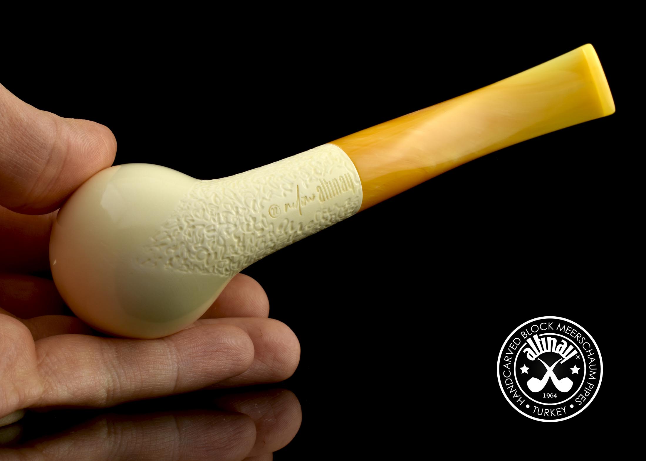 altinay-calcined-lee-van-cleef-bent-billard-meerschaumpfeife image 4