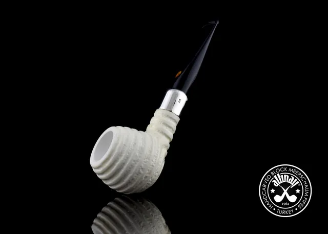 altinay-spigot-army-apple-meerschaumpfeife-silberring-2 image 1