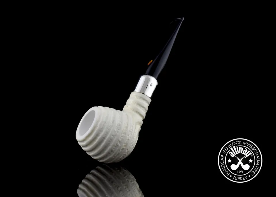 altinay-spigot-army-apple-meerschaumpfeife-silberring-2 image 1