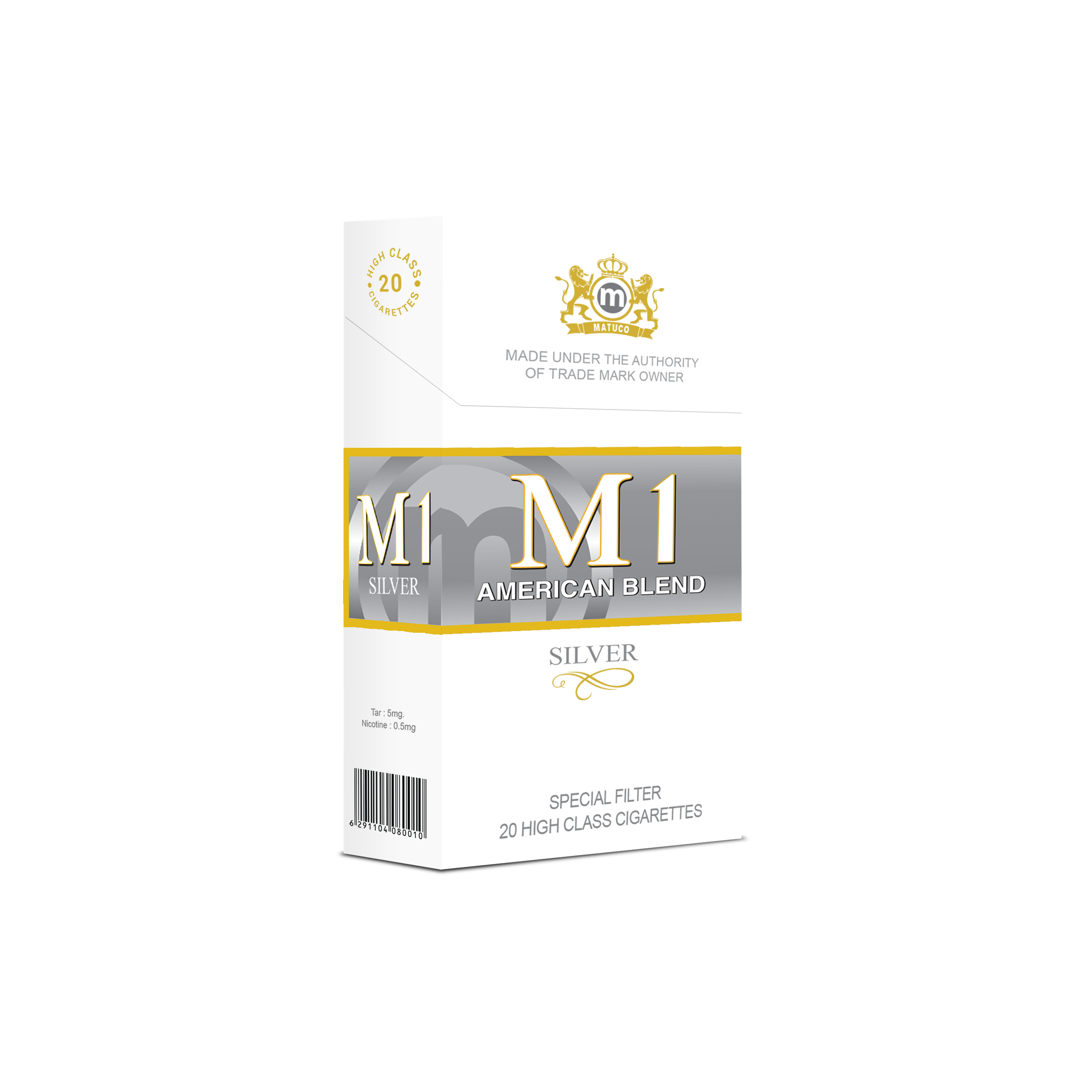 m1-silver-zigaretten-mildes-aroma-filter image 1