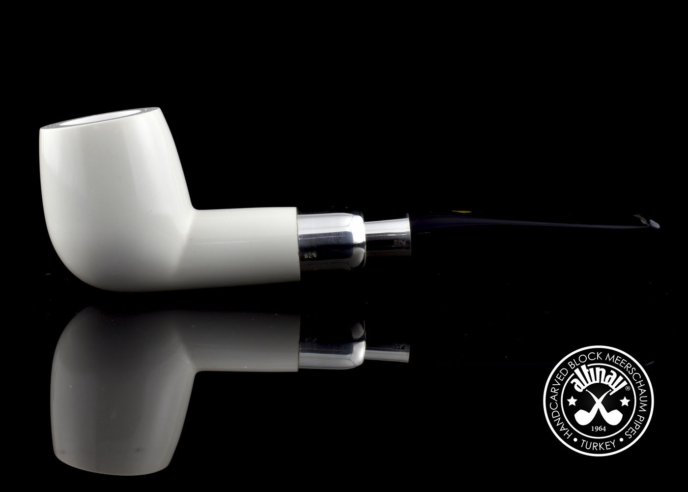 altinay-spigot-billiard-meerschaumpfeife-silber-spigot-4 image 6