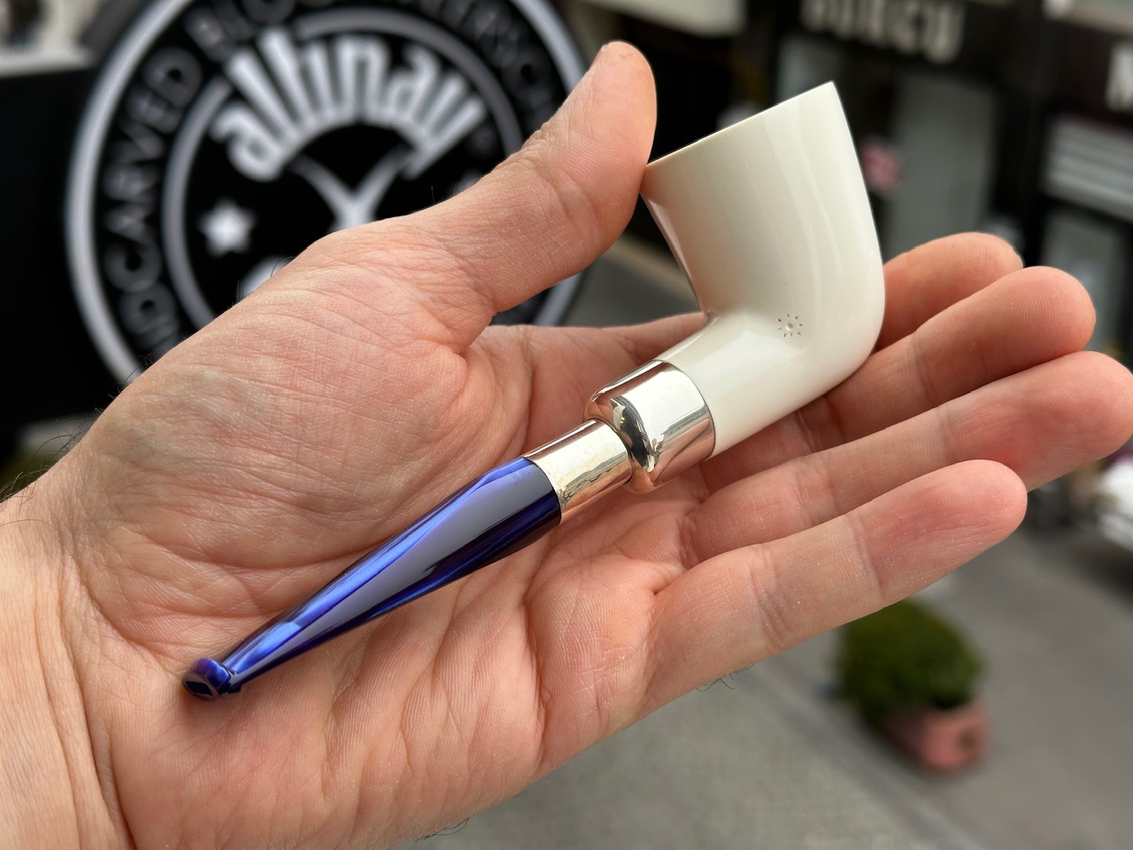 altinay-spigot-dublin-meerschaumpfeife-silber-spigot-2 image 2