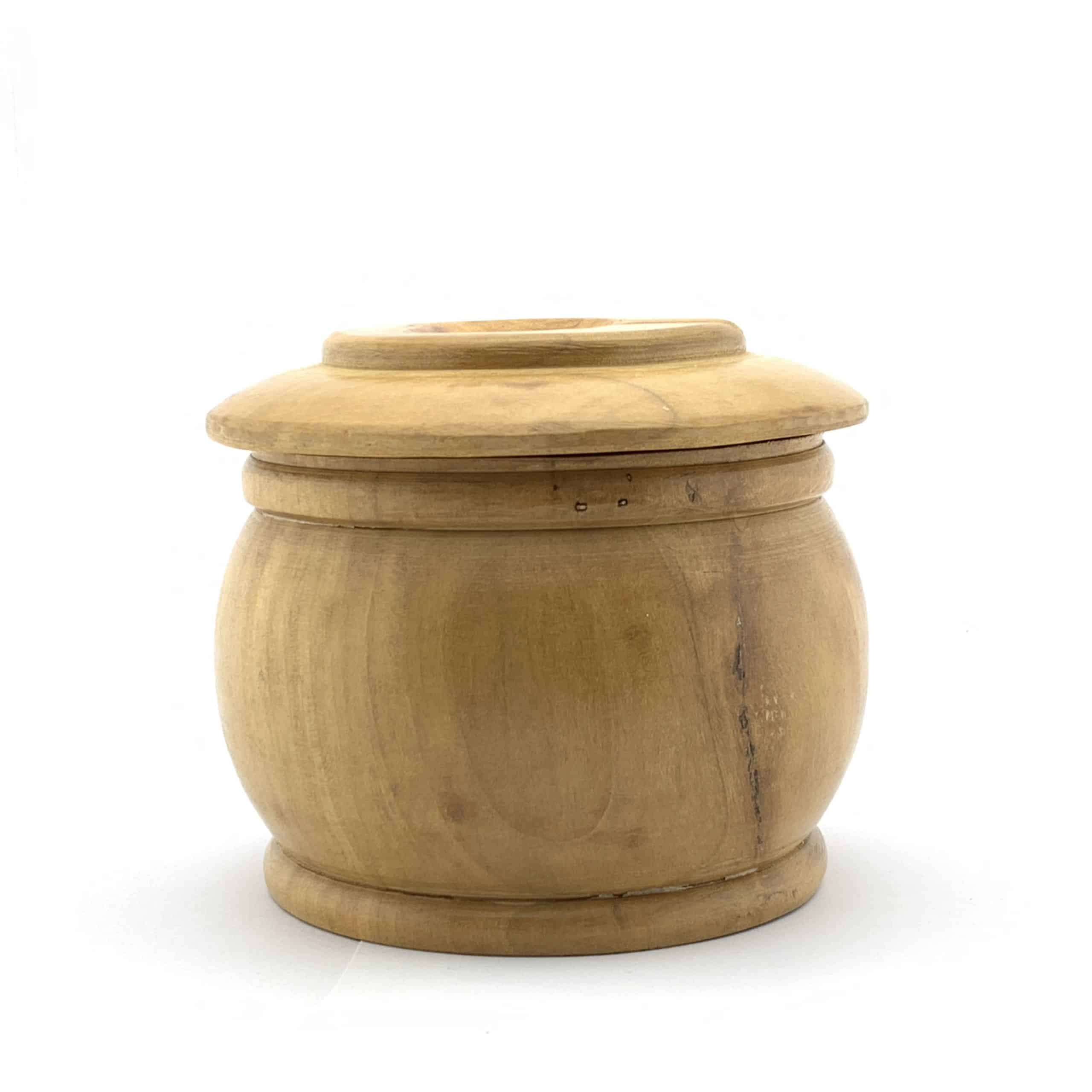boswell-s-wooden-tobacco-jar-tabakdose-teakholz-mit-pfeifenst-nder image 1