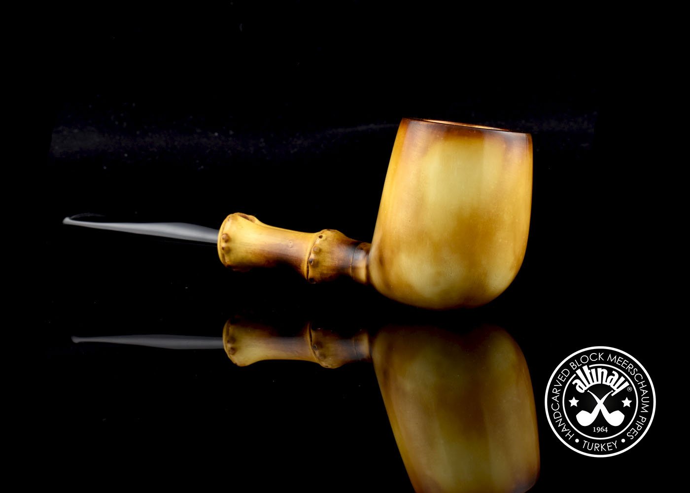 altinay-bamboo-billiard-meerschaumpfeife-mit-bambus-natur image 3