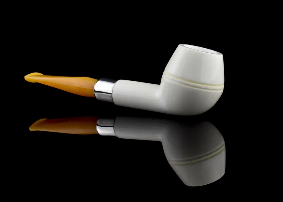 altinay-translucent-rhodesian-meerschaumpfeife-silber-army image 1