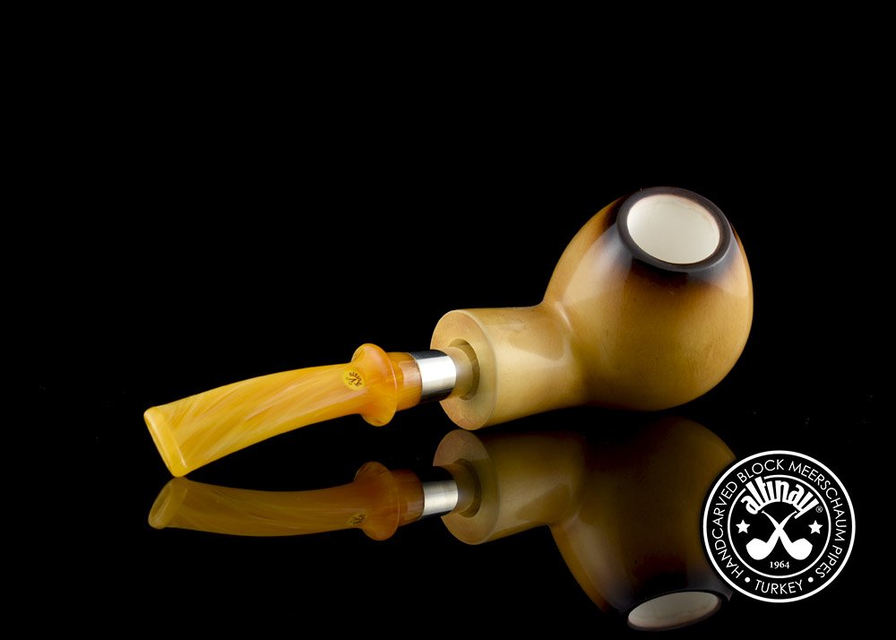 altinay-lee-van-cleef-calcined-brandy-meerschaum-pfeife-silberring image 4