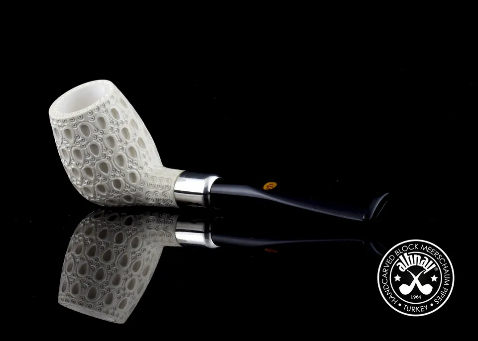 altinay-spigot-billiard-silver-army-meerschaumpfeife image 1