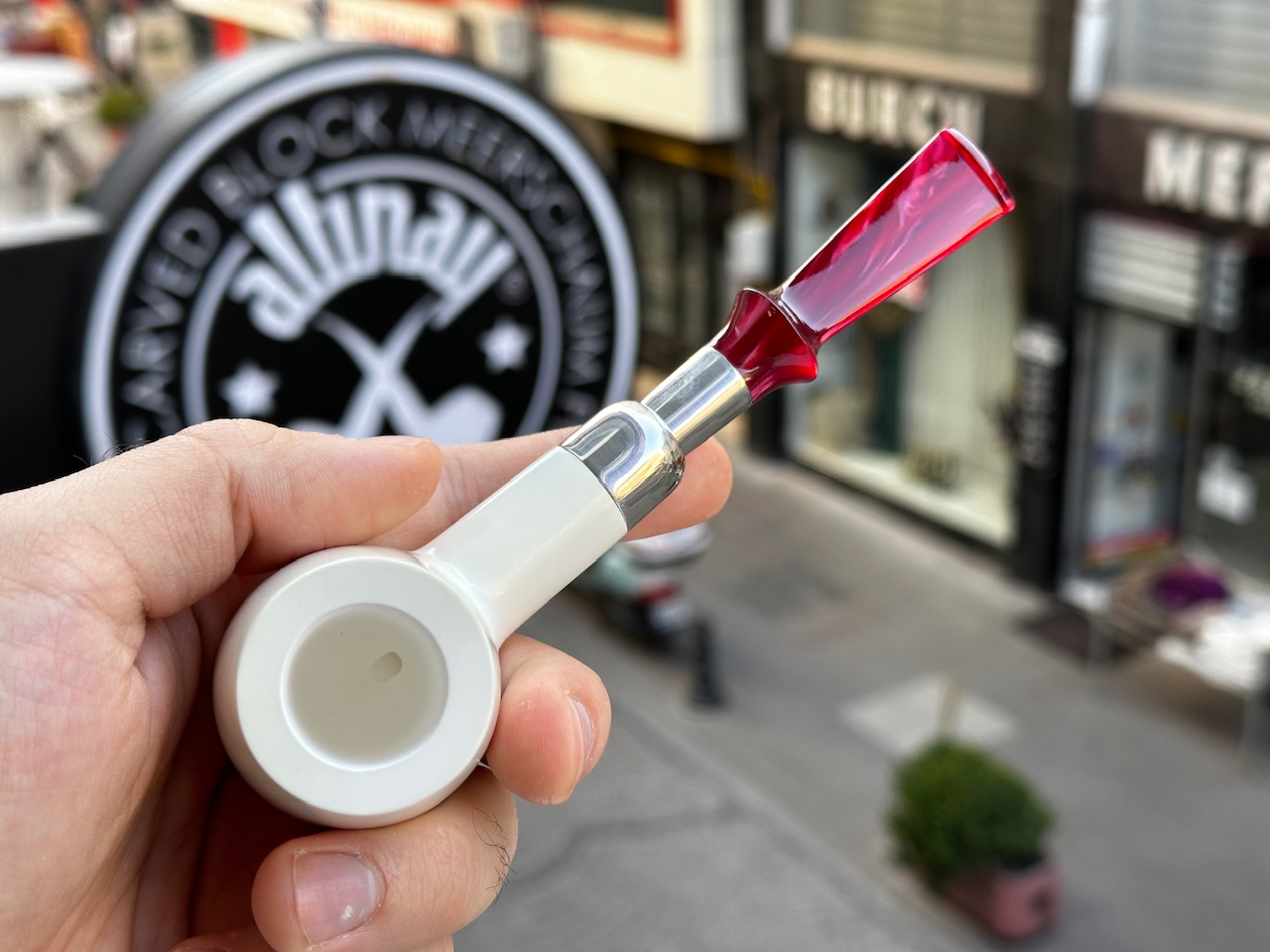 altinay-spigot-billiard-meerschaumpfeife-silber-spigo image 3