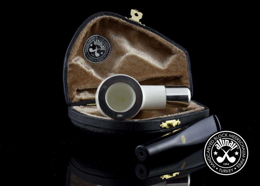 altinay-spigot-army-billiard-meerschaumpfeife-silber-4 image 6