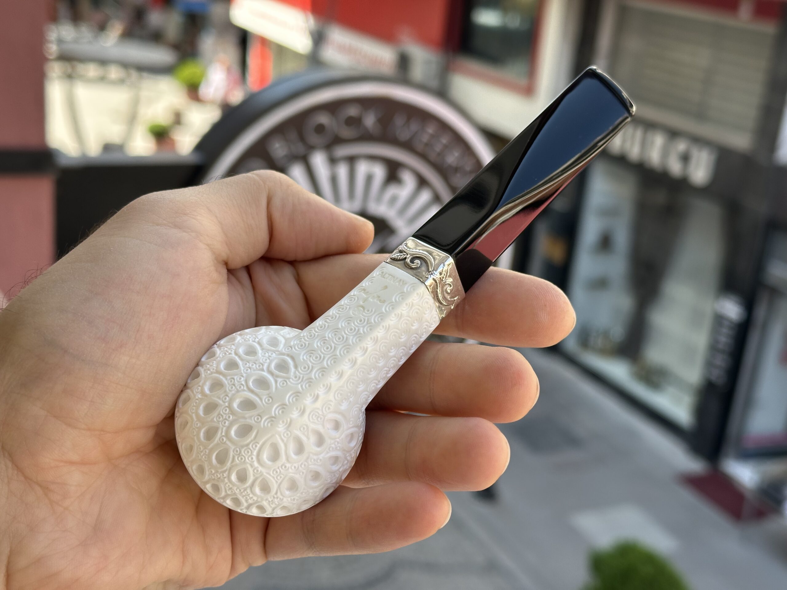 altinay-classic-bulldog-meerschaumpfeife-silberring image 6