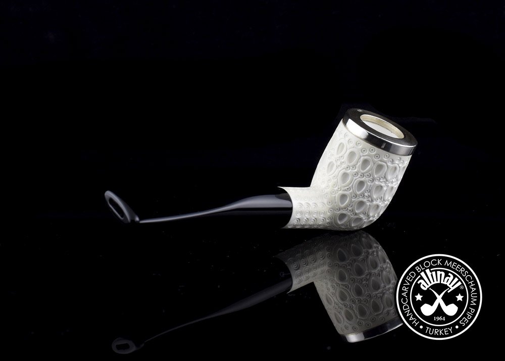 altinay-top-silver-billiard-meerschaumpfeife-silber image 5