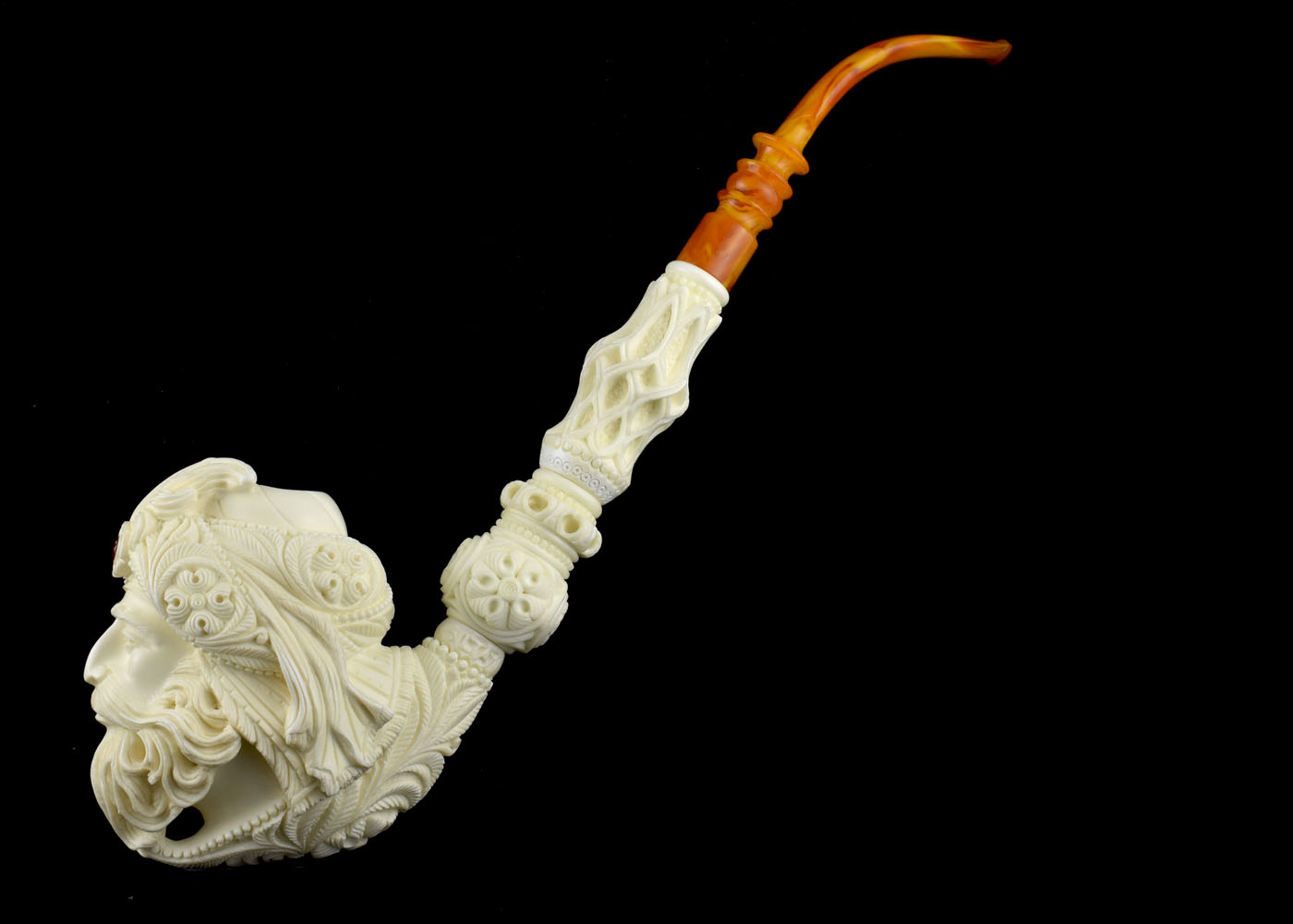 altinay-sultan-saxophone-meerschaumpfeife-tabakpfeife-gebogen image 2