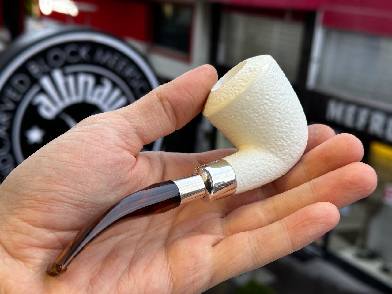 altinay-spigot-dublin-meerschaumpfeife-silber image 2