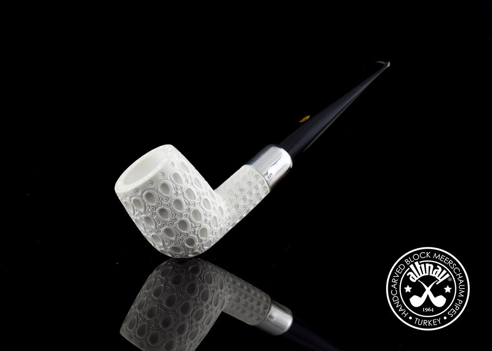 altinay-spigot-army-billard-meerschaumpfeife-silber-tabakpfeife image 6