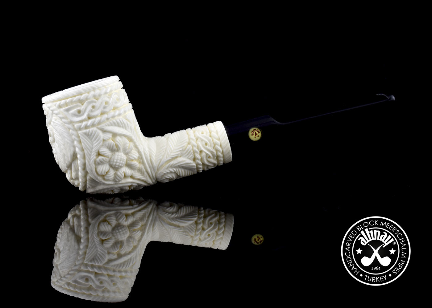 altinay-classic-billiard-eule-tabakpfeife-meerschaum-glatt image 2