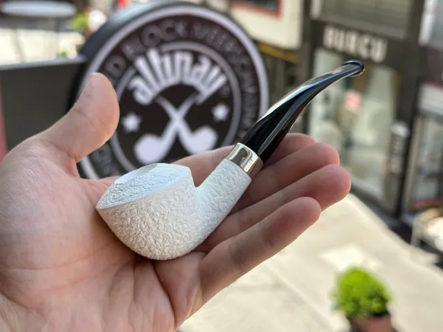 altinay-classic-dublin-meerschaumpfeife-silberring-glatt image 1